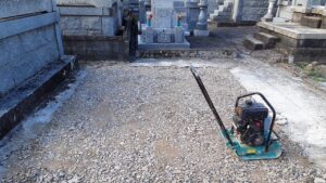 令和5年11月H家墓撤去